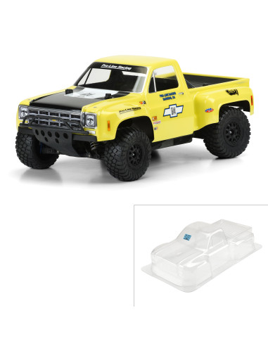 1-10 1978 Chevy C-10 Race Truck Clear Body:...