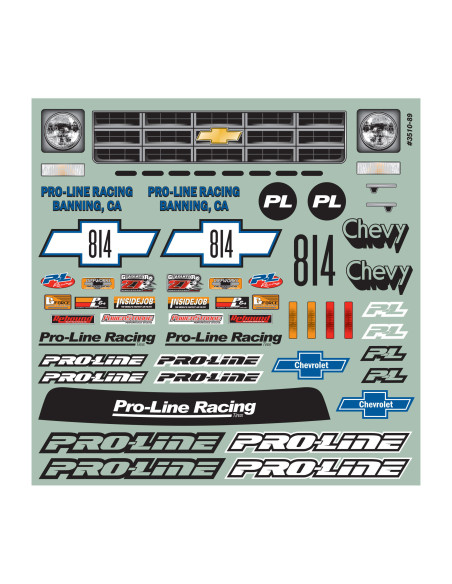 1-10 1978 Chevy C-10 Race Truck Clear Body: Short Course