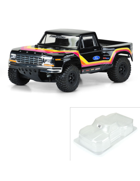 1-10 1979 Ford F-150 Race Truck Clear Body: Short Course