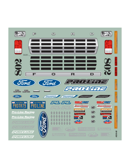 1-10 1979 Ford F-150 Race Truck Clear Body: Short Course