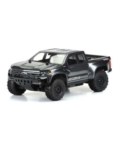 1-10 2019 Chevy Silverado Z71 Trail Boss Clear Body: Short Course