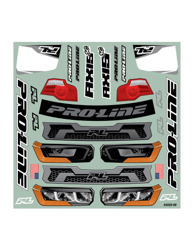 1-10 Axis SC Clear Body: Short Course