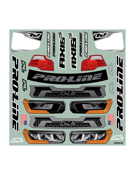 1-10 Axis SC Clear Body: Short Course