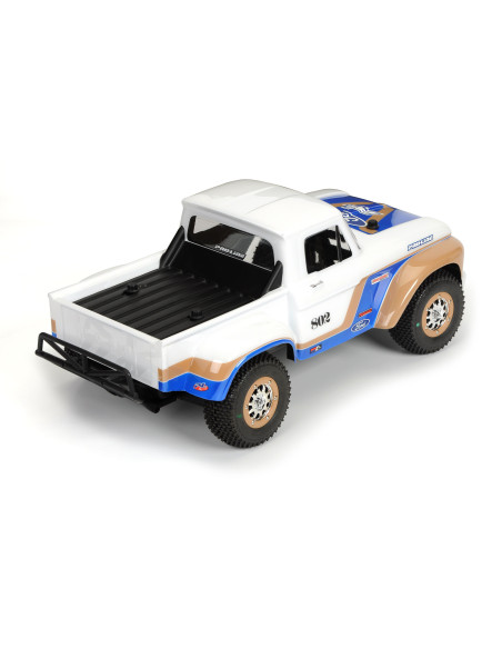 1-10 1966 Ford F-100 Clear Body: Short Course