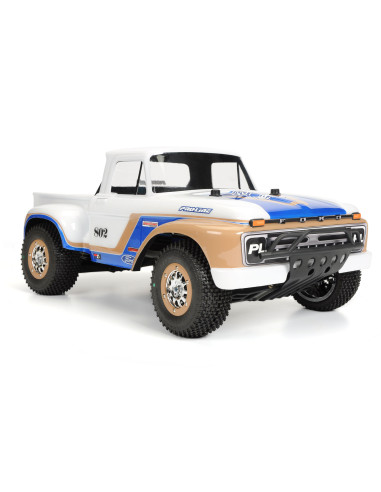 1-10 1966 Ford F-100 Clear Body: Short Course