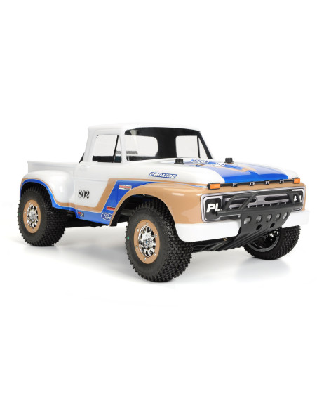 1-10 1966 Ford F-100 Clear Body: Short Course