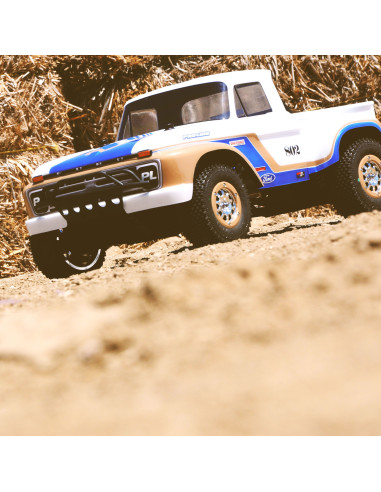 1-10 1966 Ford F-100 Clear Body: Short Course