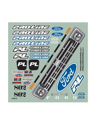 1-10 1966 Ford F-100 Clear Body: Short Course