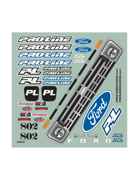 1-10 1966 Ford F-100 Clear Body: Short Course