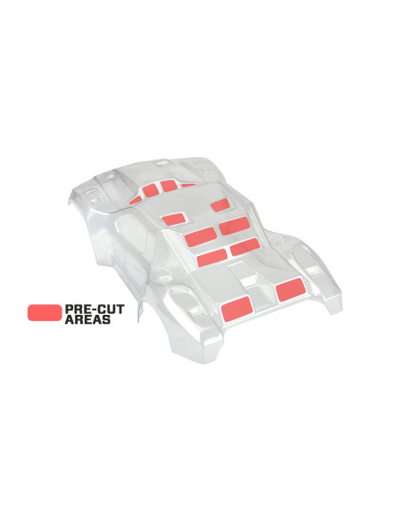 1-10 Pre-Cut Flo-Tek Fusion Clear Body: Short Course