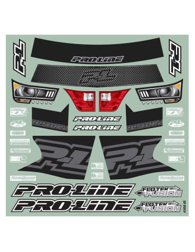 1-10 Pre-Cut Flo-Tek Fusion Clear Body: Short...