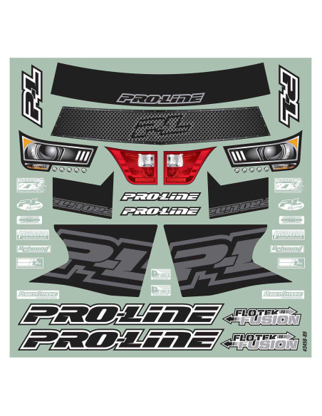 1-10 Pre-Cut Flo-Tek Fusion Clear Body: Short Course