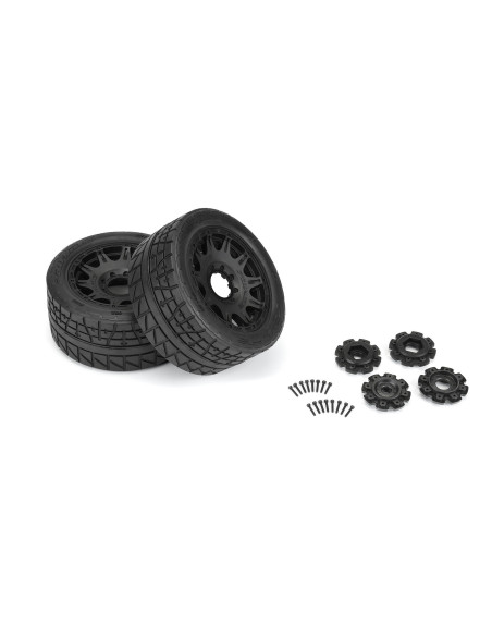 1-6 Menace HP BELTED F-R 5.7” Tires MTD 24mm Black Raid 8x48 Hex (2)