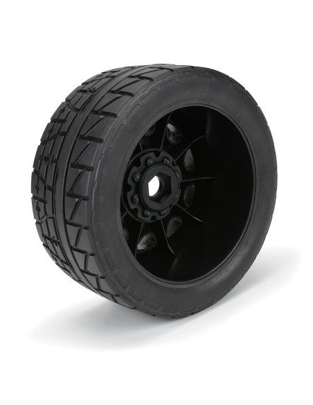 1-6 Menace HP BELTED F-R 5.7” Tires MTD 24mm Black Raid 8x48 Hex (2)