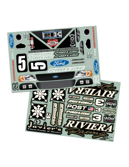 1/7 Pre-Cut 1997 Ford F-150 Trophy Truck Riviera Black Body: Mojave