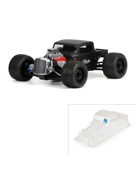 1-8 Rat Rod Clear Body: Monster Truck