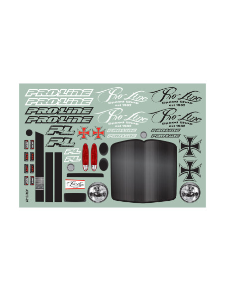 1-8 Rat Rod Clear Body: Monster Truck