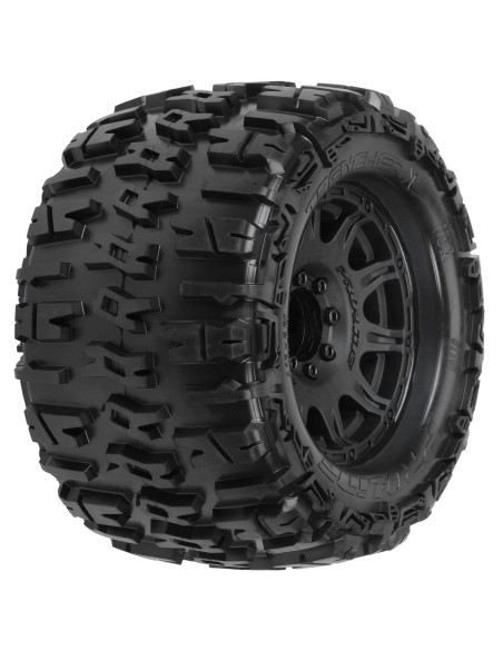 1-8 Trencher X F-R 3.8" MT Tires Mounted 17mm Black Raid (2)