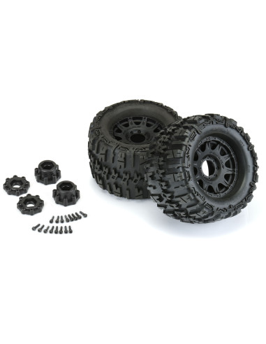 1-8 Trencher X F-R 3.8" MT Tires Mounted 17mm...