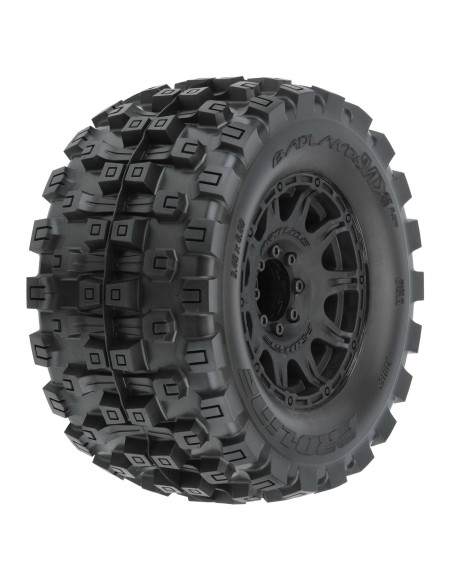 1-8 Badlands MX38 HP BELTED F-R 3.8" MT Mounted 17mm Black Raid (2)