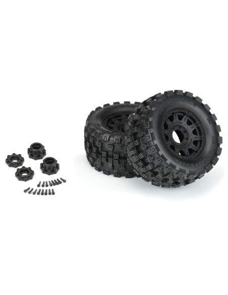 1-8 Badlands MX38 HP BELTED F-R 3.8" MT Mounted 17mm Black Raid (2)