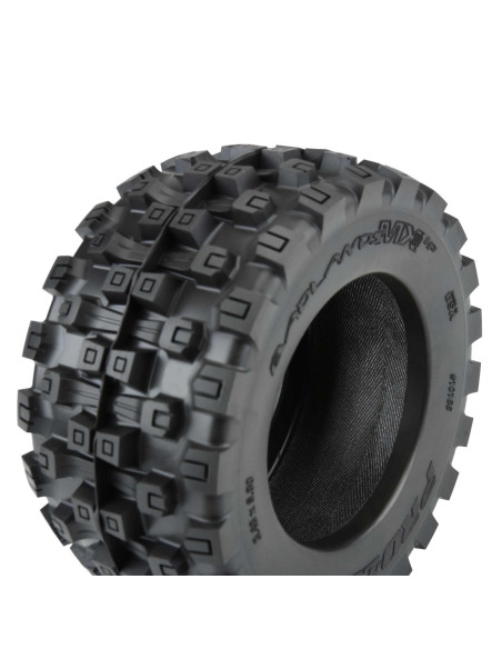 1-8 Badlands MX38 HP BELTED F-R 3.8" MT Mounted 17mm Black Raid (2)