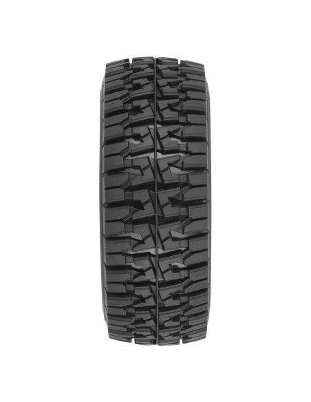 1-10 Mirage TT F-R 2.2"-3.0" 12mm & 14mm Black Raid Wheels (2)