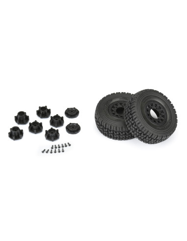 1-10 Mirage TT F-R 2.2"-3.0" 12mm & 14mm Black...