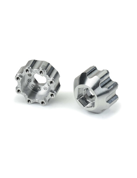 1-8 8x32 to 17mm 1-2" Offset Aluminum Hex Adapters