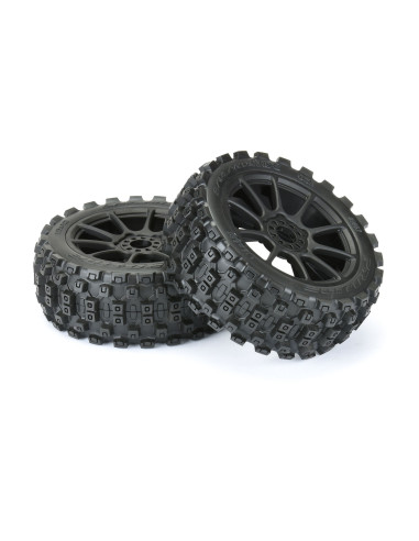 1/8 Badlands MX M2 F/R Buggy Tires Mounted 17mm...
