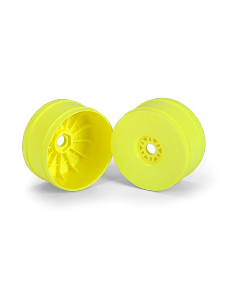 1/8 Velocity Front/Rear 17mm Buggy Wheels (4) Yellow