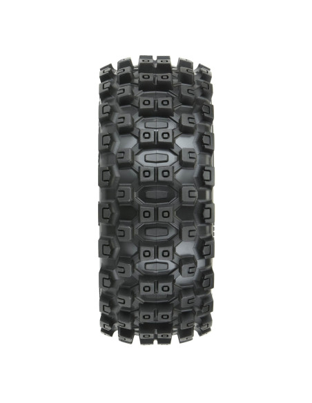 1/8 Badlands MX M2 Front/Rear Buggy Tires Mounted 17mm Black (2)