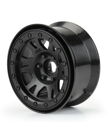 1-10 Impulse F-R 2.2" 12mm Crawler Wheels (2) Black
