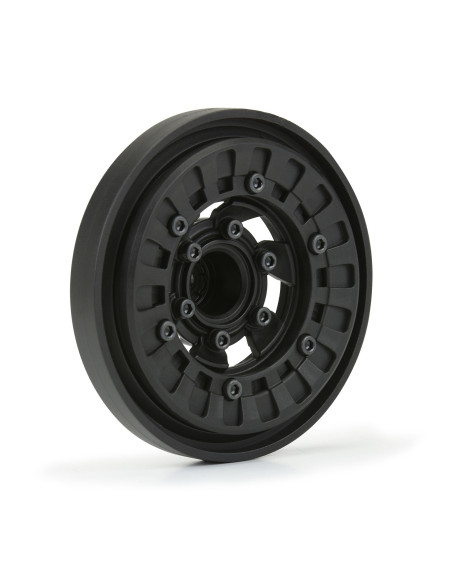 1-10 Vice CrushLock Front-Rear 2.6" 12mm Crawling Wheels (2) Blk-Blk