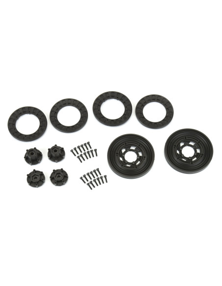 1-10 Vice CrushLock Front-Rear 2.6" 12mm Crawling Wheels (2) Blk-Blk