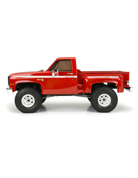 1982 Chevy K-10 Clear Body Set with Scale Molded Accessories