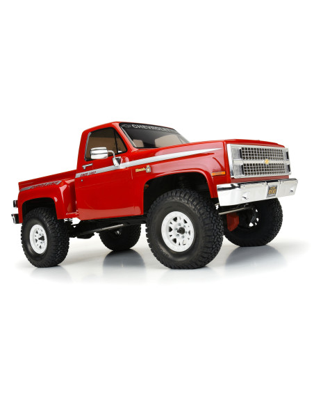 1982 Chevy K-10 Clear Body Set with Scale Molded Accessories