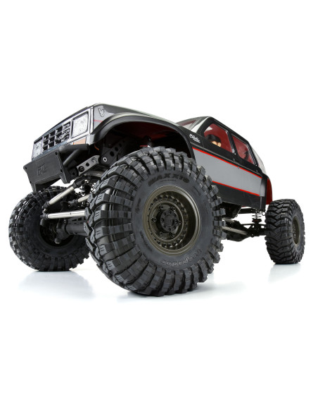 1-6 Black Rhino Armory Alum 2.9" Dual Offset SCX6 Wheels (2) Gunmetal