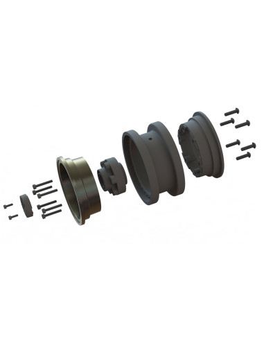 1-6 Black Rhino Armory Alum 2.9" Dual Offset...