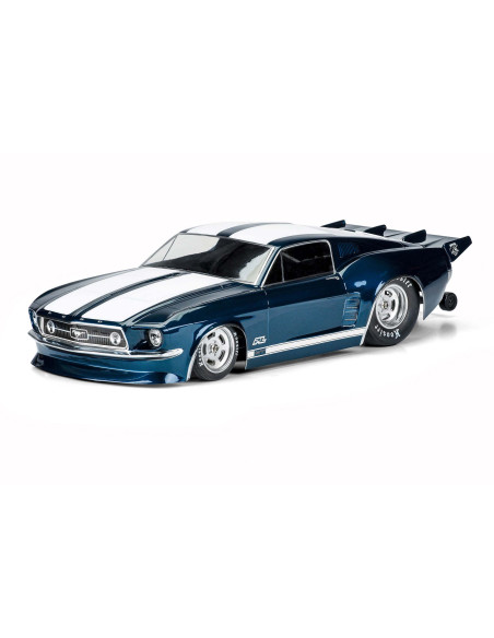 1-10 1967 Ford Mustang Clear Body: Drag Car