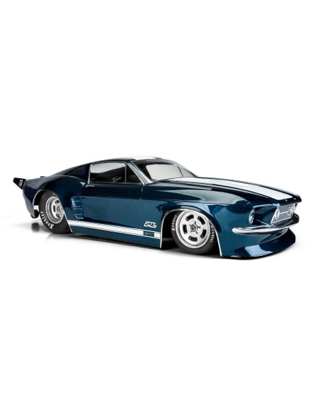 1-10 1967 Ford Mustang Clear Body: Drag Car