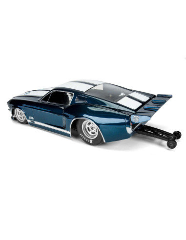 1-10 1967 Ford Mustang Clear Body: Drag Car