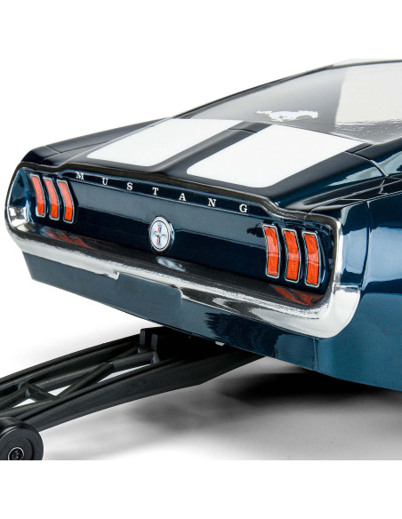 1-10 1967 Ford Mustang Clear Body: Drag Car
