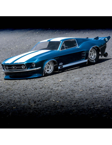 1-10 1967 Ford Mustang Clear Body: Drag Car