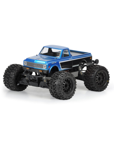 1-10 1972 Chevy C-10 Clear Body: Stampede &...