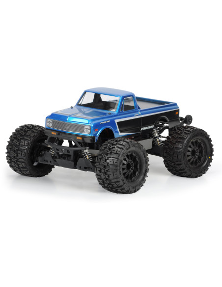 1-10 1972 Chevy C-10 Clear Body: Stampede & Granite