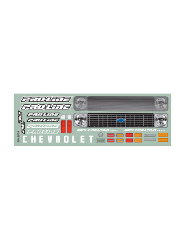 1-10 1972 Chevy C-10 Clear Body: Stampede &...