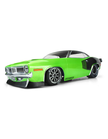 1-10 1972 Plymouth Barracuda Clear Body: Drag Car