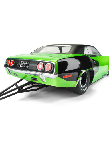 1-10 1972 Plymouth Barracuda Clear Body: Drag Car