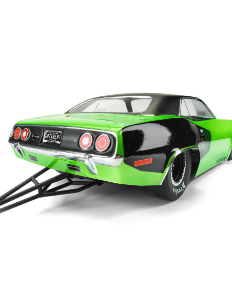 1-10 1972 Plymouth Barracuda Clear Body: Drag Car